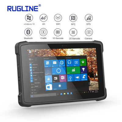 1.33GHz BT4.1 Windows 10 Rugged Tablet PC Barcode Scanner Shockproof