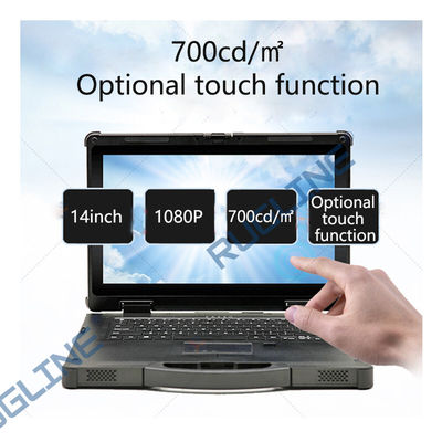 14 Inch 700cd/M2 I5 Rugged Windows 10 Laptop CCC Certification