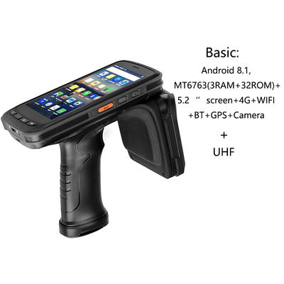 5.2 Inch 8000mAh 32G Industrial Handheld PDA Android 8.1 OS