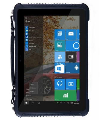 RS232 10000mAh Rugged Tablet PC Windows 10 , BT4.2 10.1 Inch Windows Tablet