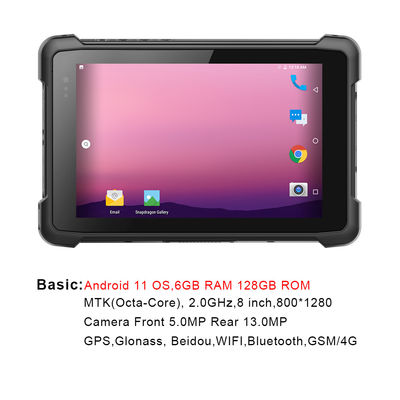 Android 11 OS IP65 Tablet PC Barcode Scanner With Rugged Terminal