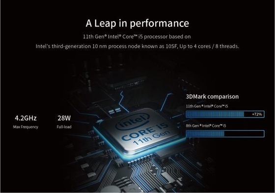 13.3 Inch Windows 10 Intel Industrial Rugged Laptop HDMI 1920x1080