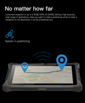 Windows 10 IPS Rugged Tablet PC With Front 2.0MP Rear 8.0MP Camera