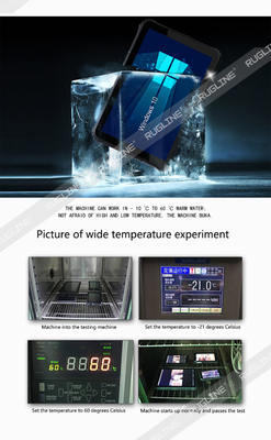 16:10 Windows Rugged Tablet CPU Z8350 With NFC Support ISO/IEC