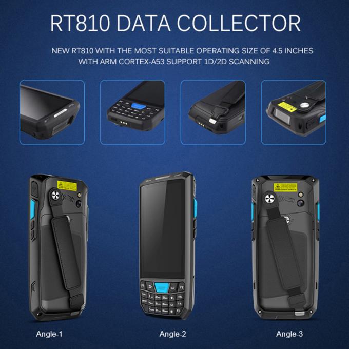 CE 480x854 Handheld Rugged PDA , 4.5 Inch Android Handheld Device